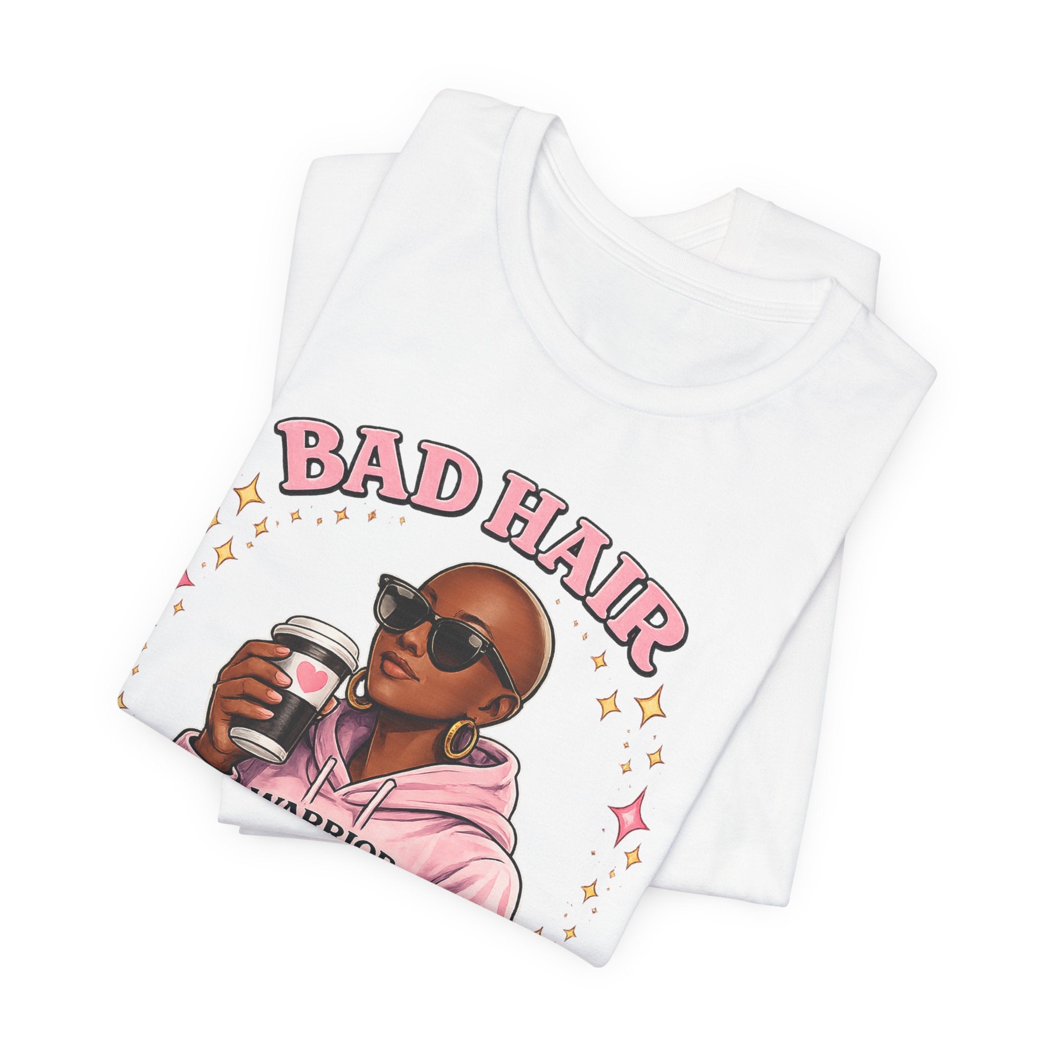 Bad Hair Year | Soft for Sensitive Chemo Skin | Funny T-Shirt Cancer Gift Survivor Breast Cancer