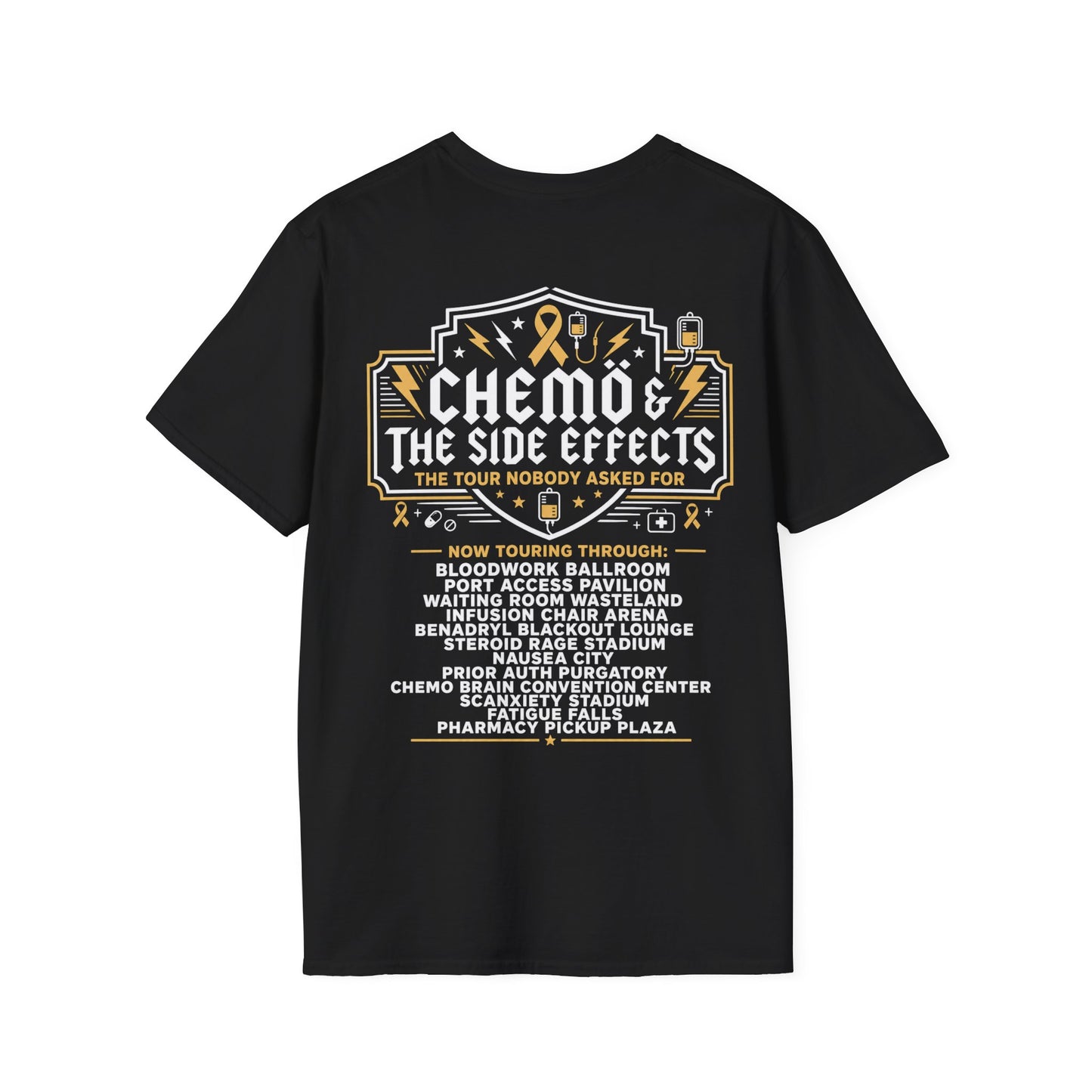 Chemo & The Side Effects Tour T-Shirt |  Front & Back Print