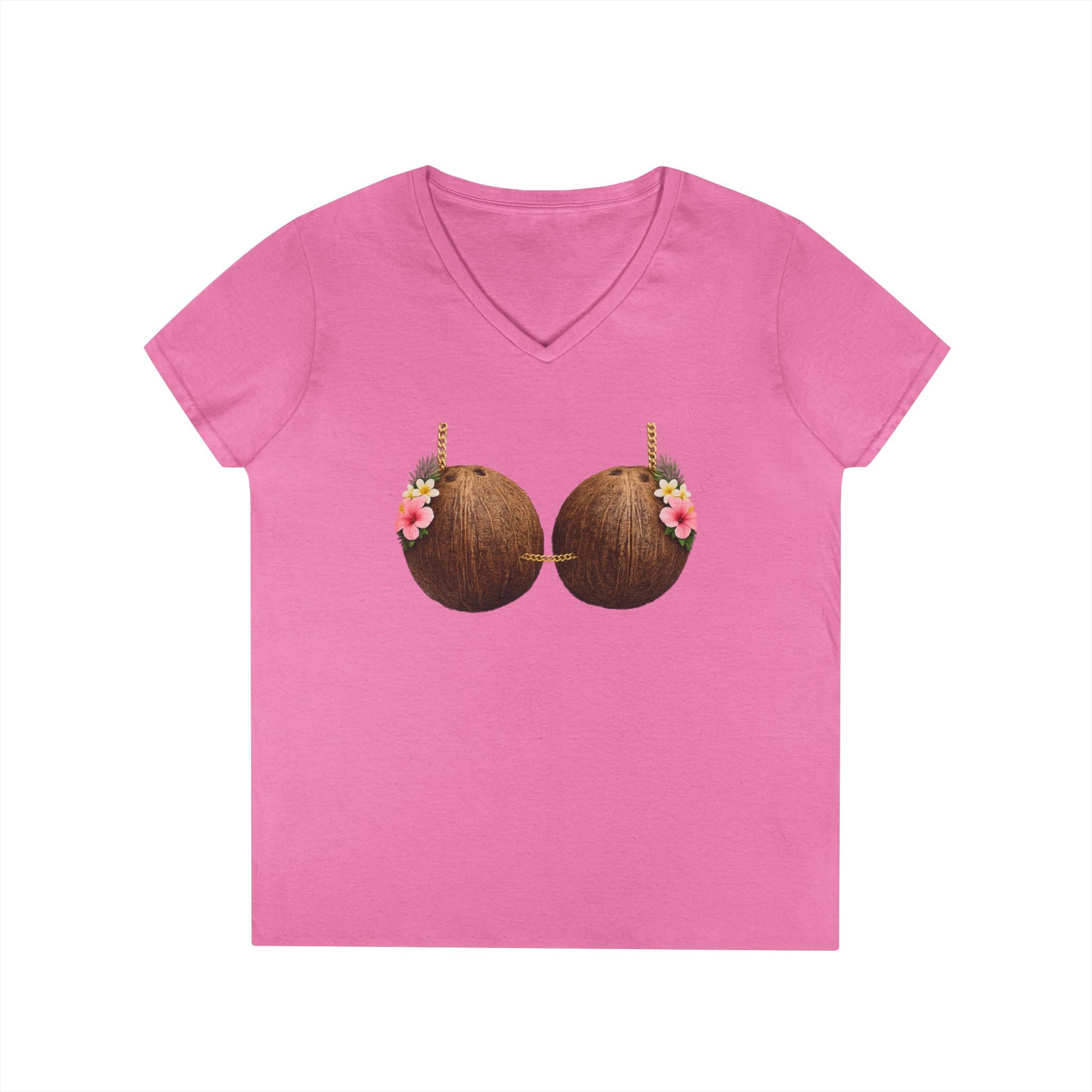 Coconut Bra Luau Shirt, Funny Hawaiian Party Bling T-Shirt, Tropical Office Party Tee, Coconut Bikini Costume, Summer Vacation Humor Gift