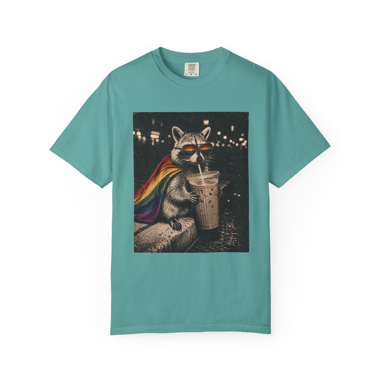 Midnight Trash Panda Coffee Club T-Shirt