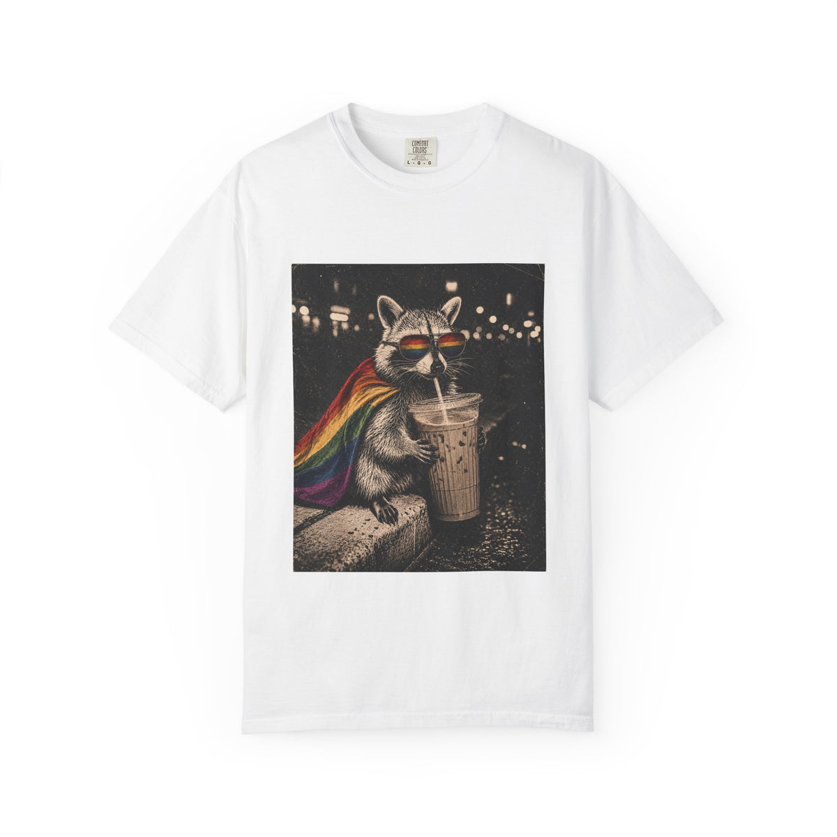 Midnight Trash Panda Coffee Club T-Shirt
