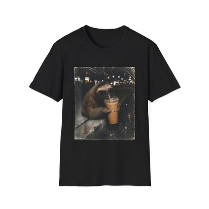 Sloth & Sip Iced Coffee Vintage T-Shirt