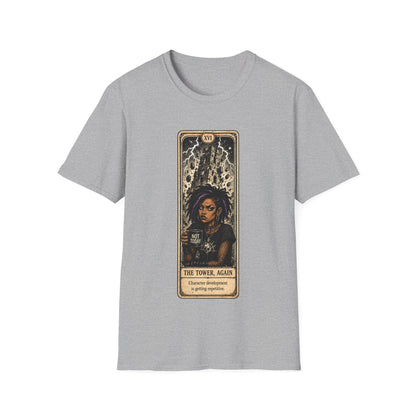 The Tower, Again Tarot T-Shirt